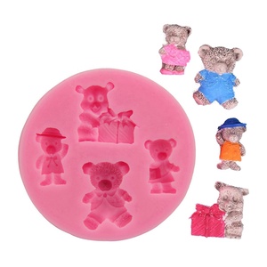 Molde de Silicona para Pastel y Fondant con Diseño de Ositos de Peluche Clásicos y Populares en 3D, Ideales para Regalos - Product Image 6