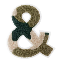 Patchs brodés 3D personnalisés en chenille pour sweats à capuche, formes fleur/cœur, à thermocoller sur vêtements, logo personnalisé pour chapeaux
