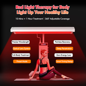 Pannello a Luce Rossa a Infrarossi per Tutto il Corpo con Touch Screen, Grado Medicale, App 850 660nm, 1500W, Supporto a 360° - Product Image 1