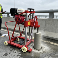 Core Drilling Machine Concrete Asphalt Road Diamond Bit Sampling Electric Water Cooling System Portable Equipment