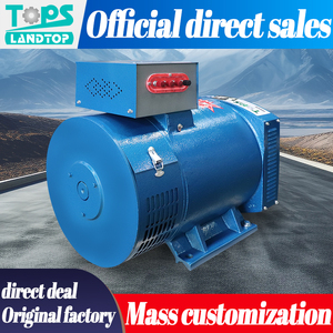 Landtop hot-bán AC máy phát điện Dynamo 5KW 7.5KW 10KW với bàn chải carbon <span class=keywords><strong>STC</strong></span> 1500 vòng/phút <span class=keywords><strong>50Hz</strong></span> 100% đồng bàn chải phát điện giá - Product Image 3