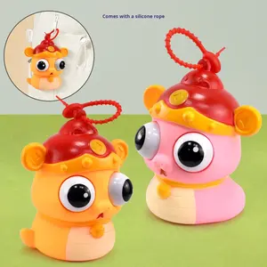Squishy Oyuncak Stres Giderici Top - Kabarcık Patlatma Fonksiyonlu Pop Gözlü Yılan Dinozor Hayvan Figür Oyuncak - Product Image 5