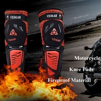 Genouillères et coudières longues VEMAR pour moto, équipement de protection pour la conduite, sports de plein air, motocross, protection des genoux pour moto