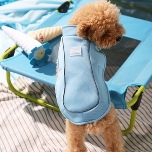 Gilet rafraîchissant pour chien, protection solaire UPF 50+, séchage rapide, maille respirante, pour promenades en extérieur - Product Image 6