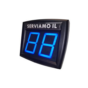 Sistema di gestione della coda a senso unico (LED blu) + telecomando. - Product Image 1