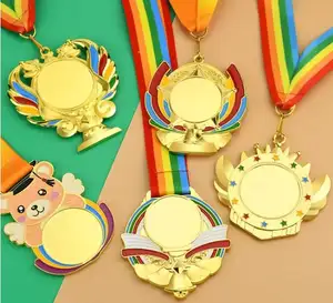Medaglie di metallo vincitori del trofeo sportivo di atletica leggera con Design personalizzato