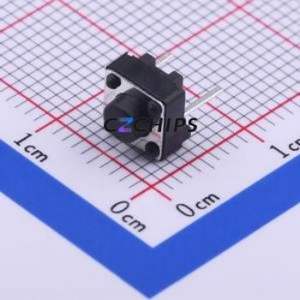 TSA064G50-250 Tactile Switch Through hole Component (THT) Switch Single Pole Single Throw Round Button 2.5N Through Hole - Product Image 1