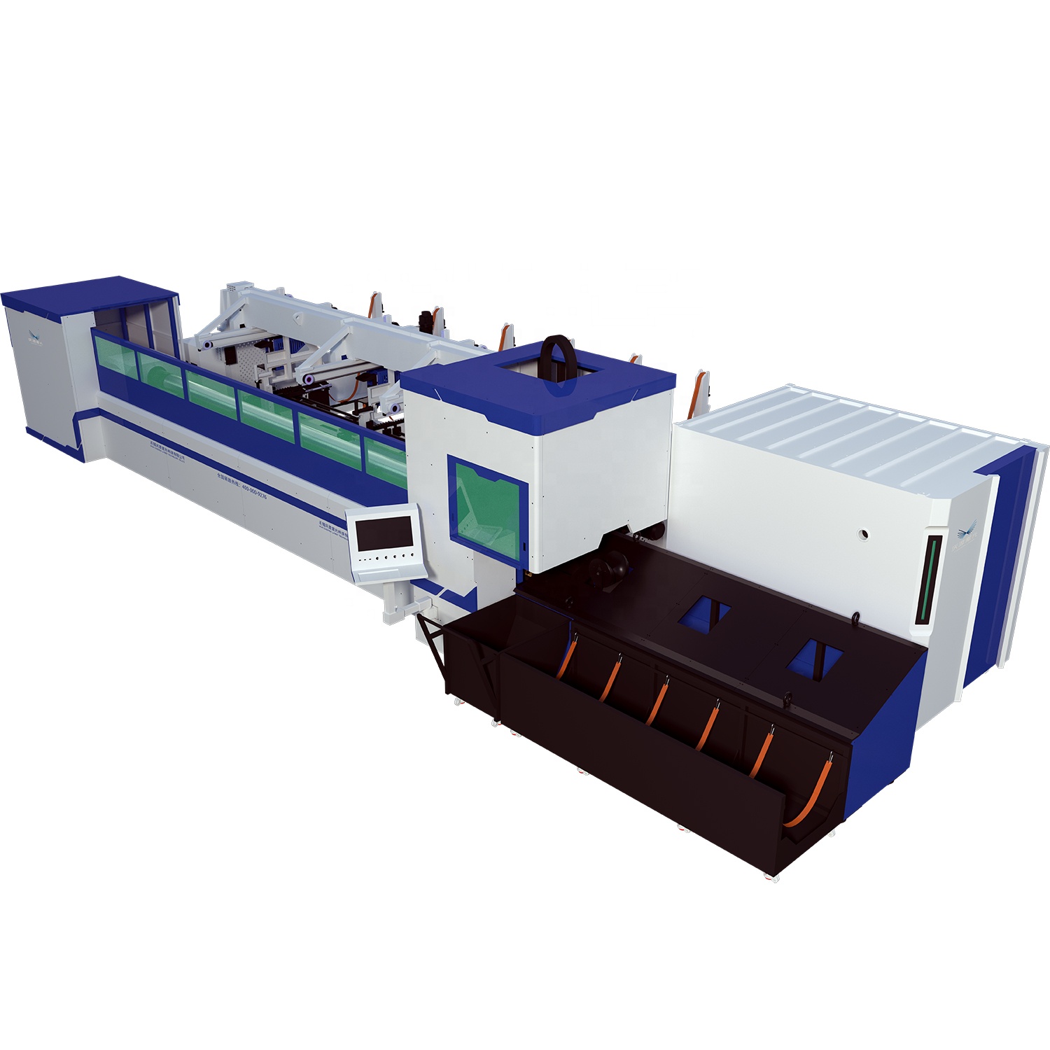 Высокое качество фрезерные станки с ЧПУ завод автоматическая металлическая трубка из стального листа волоконный лазерный станок для резки