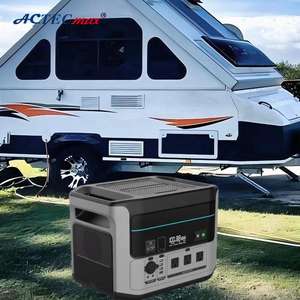 Station d'alimentation portable 1500W prend en charge la charge de voiture 12V/10A, la charge par panneau solaire AC.606.001 110V/60HZ 220V/50HZ certifiée CE FCC - Product Image 3