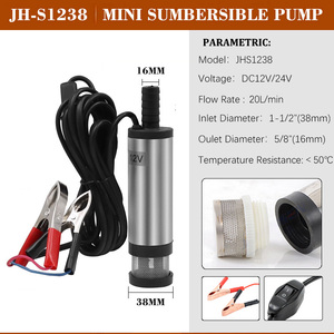 디젤 오일 용 휴대용 12V/24V 미니 전기 잠수정 디젤 연료 이송 펌프 - Product Image 2