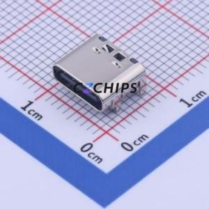 UB1611-HGN USB Connector SMD Connector ( Connector Type: Type-C )( Gender: Female )( Mounting Type: Horizontal Mount ) - Product Image 1