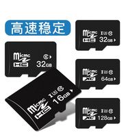Kartu Memori TF 16GB 32GB 64GB 128GB 256GB Kartu SD U3 Kelas 10 Plastik Hitam untuk Dash Cam
