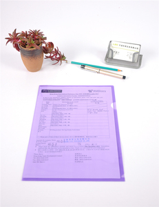 12pcs 120 Micron A4 PP Plastic Cut Flush Folder clear L Shape <strong>File</strong> Folder <strong>Open</strong> on Top and Side - Product Image 3