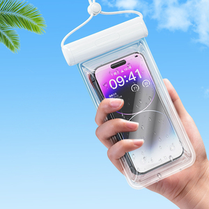 Universal Clear TPU ABS Double Underwater <strong>Mobile</strong> Phone Cover <strong>Bags</strong> Swimming <strong>Bags</strong> Waterproof Cell Phone Pouch Dry <strong>Bag</strong> - Product Image 4