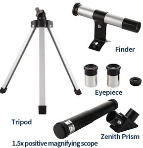 Lichtgewicht astronomische refractor telescoop met statief en zoekkijker voor kinderen en beginners - Product Image 6
