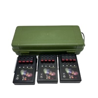AM04R-3 sans fil Télécommande portable longue distance Système d'allumage pour feux d'artifice 3pcs 4 Cue 12 canaux pour Noël