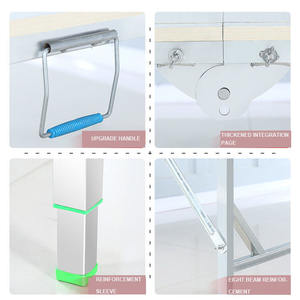 Établi multifonctionnel pour le travail du bois Table de scie à bois Table de scie pliante portable Table de scie élévatrice Décoration Établi <span class=keywords><strong>pliant</strong></span> pour le bricolage - Product Image 5