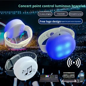 New <span class=keywords><strong>Led</strong></span> dây đeo cổ tay cho các sự kiện Rave Đảng Silicone <span class=keywords><strong>LED</strong></span> Vòng đeo tay cho lễ hội bằng phím/DMX điều khiển kích hoạt - Product Image 2