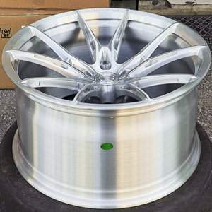 Rines Cóncavos Profundos en Negro y Plata 5x112 5x114.3 5x120, Ruedas Forjadas para BMW F30 F10 G80 E36 Audi RS3 RS6 Ferrari - Product Image 5