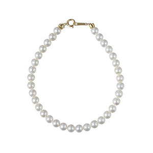 Zhuji Natural Freshwater Pearl <b>Bracelet</b> 4.5-5mm Hand <b>String</b> Near Strong Light 18K Gold DIY for Valentine's Day - Product Image 5