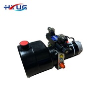 Moteur à courant continu 12v 24v, unité de puissance hydraulique à double action, mini unité de puissance hydraulique