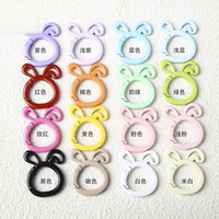 Colección de Primavera Naona: Accesorios de Aleación DIY con Formas Especiales de Estrella de Cinco Puntas, Corazón y Redondos, Pintura Horneada de Colores