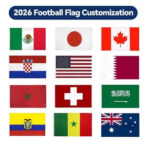 Bandera Personalizada de Fútbol de Canadá, México y Estados Unidos Gahumi 2026, Bandera de Doble Cara 100% Poliéster, Juego de Actividades Personalizado - Product Image 6