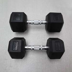 Ensemble d'haltères de gymnastique Poids d'haltères 2.5-50Kg Haltères hexagonaux pour l'entraînement du corps - Product Image 1