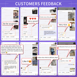 สร้อยคอเพชรแท้ทรงกลมเจียระไนแบบบริลเลียนท์ ขนาด 2 มม.-6 มม. เงินแท้ 925 ประดับเพชรโมอิสซาไนต์ VVS สำหรับผู้ชายสไตล์ฮิปฮอป - Product Image 4