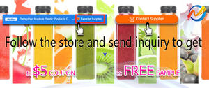 <b>Hot</b> Sale Plastic Juice <b>Bottle</b> 500ml Square Plastic PET Beverage <b>Bottle</b> for Juice Business in Stock - Product Image 6
