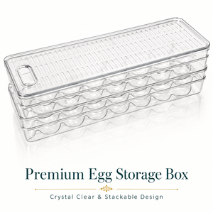 Caja de Almacenamiento de Huevos de Plástico Transparente de Grado Alimenticio, Ecológica, de Alta Calidad, con Capacidad para 14 Huevos y Tapa, para Supermercados y Marketing de Marca Minorista - Product Image 1