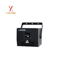 Lampe laser de scène à animation RGB 5W +/-30 °   Éclairage de discothèque à commande PC activé par le son avec angle de balayage