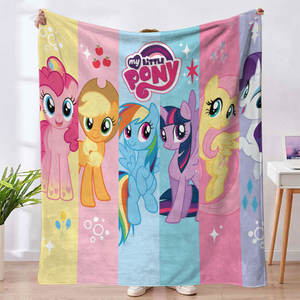 Nueva Manta Personalizada de My Little Pony Rosa, Linda y Kawaii, para Viajes, Decoración del Hogar y Habitación, Mantas de Franela para Niñas y Estudiantes - Product Image 5