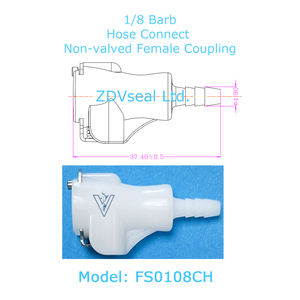 ZDVseal 3,2mm Barb-Gewinde anschluss Aquariumschlauch-Anschluss rohr Buchsen buchsen Schnell kupplung PMC1702 - Product Image 2