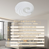 Petit plafonnier LED tricolore interchangeable 12w 24w à montage encastré personnalisé pour chambre à coucher escalier couloir