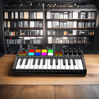 Harga Grosir Keyboard Controller Mini Piano Drum Pad Studio Portable Warna-warni 25 Tombol USB Midi Keyboard Controller