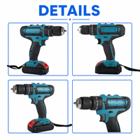HIERKIN Vente directe usine Ensemble d'outils sans fil Coffret d'outils Embouts de tournevis Perceuse à main Visseuse dynamométrique