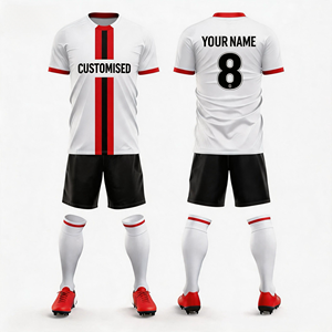 Maillots de football personnalisés en gros pour équipes nationales – Durables, séchage rapide, manches courtes, tenue de sport d'été - Product Image 1