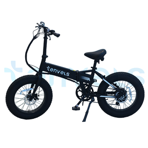 20インチ折りたたみ電動ミニバイク36V 350W高炭素鋼脂肪タイヤアルミニウム大人折りたたみ脂肪タイヤ自転車 - Product Image 1