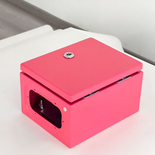 B&J Outdoor Wall Mount Enclosure IP66 Waterproof Low Voltage RAL3018 Electrical Metal Power Distribution Box Equipment