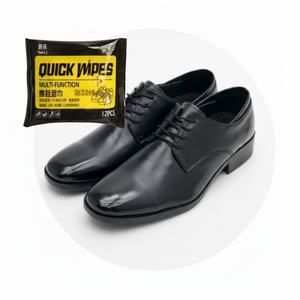 Scarpe eleganti da uomo domestiche e scarpe da donna Casual e formali nere HJ con Set di tessuti decorativi per la pulizia - Product Image 1