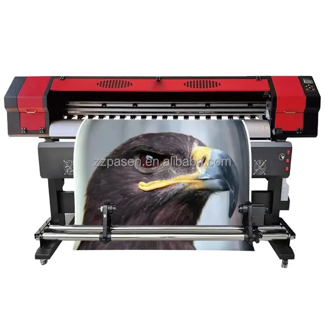 Mesin cetak spanduk fleksibel mesin Printer nonair ramah lingkungan mesin cetak iklan luar ruangan dalam ruangan besar