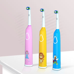 <span class=keywords><strong>Spazzolino</strong></span> <span class=keywords><strong>Elettrico</strong></span> Rotante per Bambini Compatibile con <span class=keywords><strong>B</strong></span>, Ricaricabile, con Testina Morbida IPX7 Sostituibile, Design Cartone Animato - Product Image 5