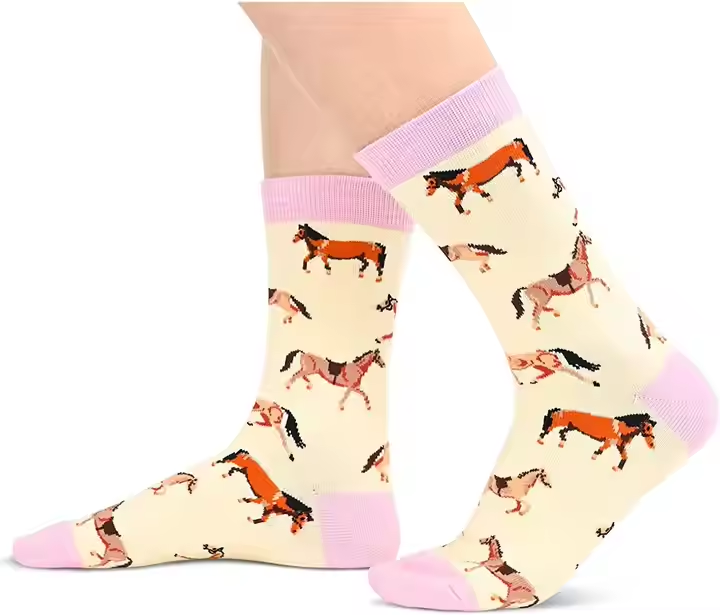 Women Wholesale Custom Logo Cartoon Cotton Dogs Socks Cute Designer Animal Colorful Pattern Funny Breathable Crew Cute Socks