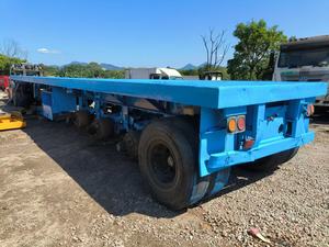 Remolque de Plataforma de Servicio Pesado de <span class=keywords><strong>Cuatro</strong></span> Ejes <span class=keywords><strong>y</strong></span> <span class=keywords><strong>Ochenta</strong></span> Toneladas para Transporte de Carga, Semirremolque Portacontenedores - Product Image 5