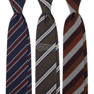 Hải quân quan hệ len chất lượng cho nam giới kinh doanh bán buôn Cà Vạt Lụa Italy sọc cravates De Luxe hommes - Product Image 1