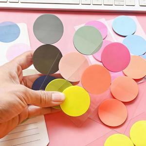 Bloc de Notas Adhesivas de 150 Hojas de Colores Surtidos, Marcadores Circulares Autoadhesivos, Papelería Personalizada para Oficina y Escuela - Product Image 4
