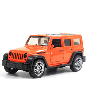 Modèle de simulation en alliage à l'échelle 1/36, SUV tout-terrain avec portes ouvrables, à rétrofriction, moulé sous pression, pour enfants - Vente en gros - Product Image 6