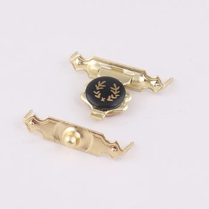 brass wooden cigar box clasp latch lock for jewelry box hardware accessories