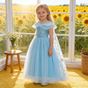 <span class=keywords><strong>Vestido</strong></span> de Princesa de Hielo y Nieve con Capa de Copo de Nieve y Tutú para Niñas, Disfraz de Cosplay para Actuaciones en Escenario y Fiestas - Product Image 5